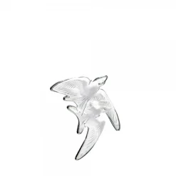 Vessière Cristaux Bijoux|Broches Cristal|Broche hirondelles lalique