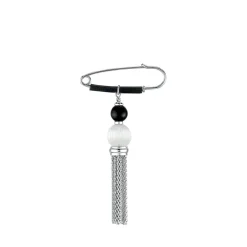 Vessière Cristaux Bijoux|Broches Cristal|Broche vibrante pompon lalique