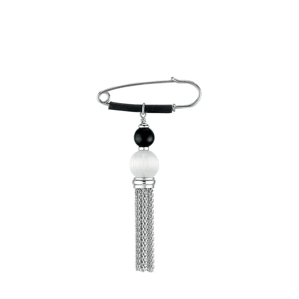 Vessière Cristaux Bijoux|Broches Cristal|Broche vibrante pompon lalique