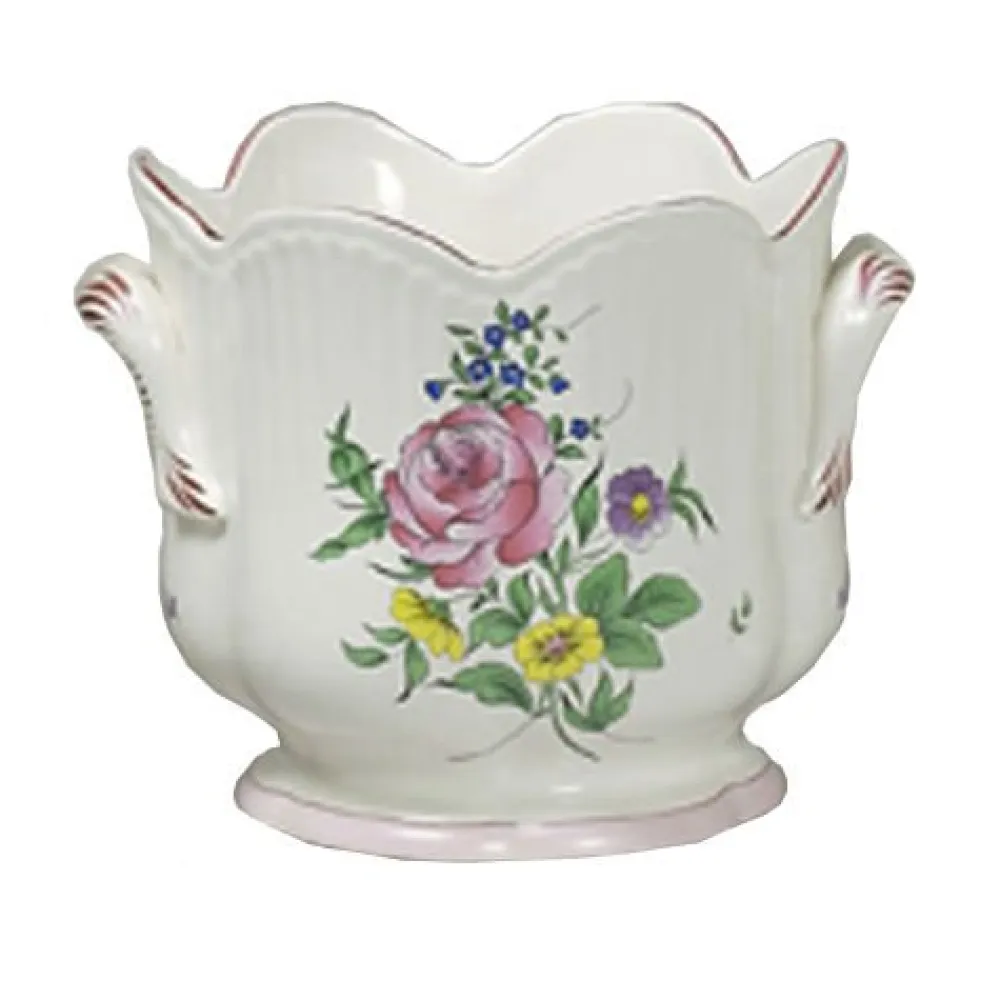 Vessière Cristaux Lunéville|Cache pot reverbere gm