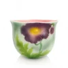Vessière Cristaux Lunéville|Cache-pot coquelicot barbotine