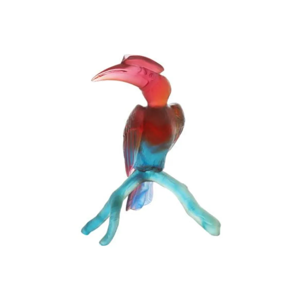 Vessière Cristaux Bestiaire|Calao sur branche daum