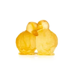 Vessière Cristaux Bestiaire|Animaux Cristal|Canetons jaune daum