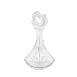 Vessière Cristaux Carafes Cristal Daum Baccarat Lalique|Art De La Table|Carafe 2 poissons lalique