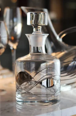 Vessière Cristaux Carafes Cristal Taillé|Art De La Table|Carafe à whisky Galleria Platinium