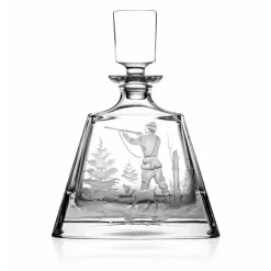 Vessière Cristaux Art De La Table|Carafes Cristal Daum Baccarat Lalique|Carafe à whisky pyramide taille chasse