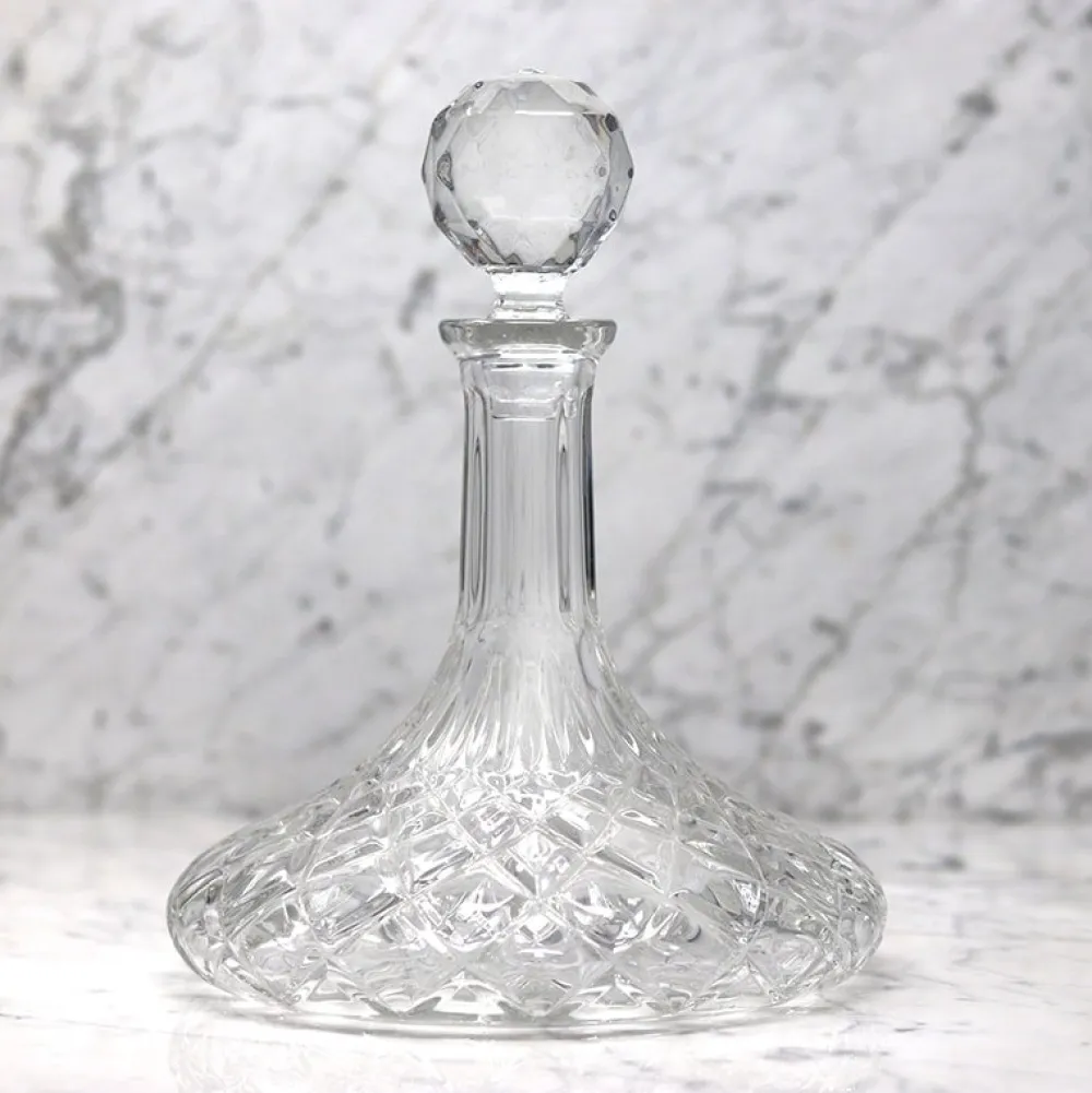 Vessière Cristaux Carafes Cristal Taillé|Art De La Table|Carafe capitaine cristal de bohême