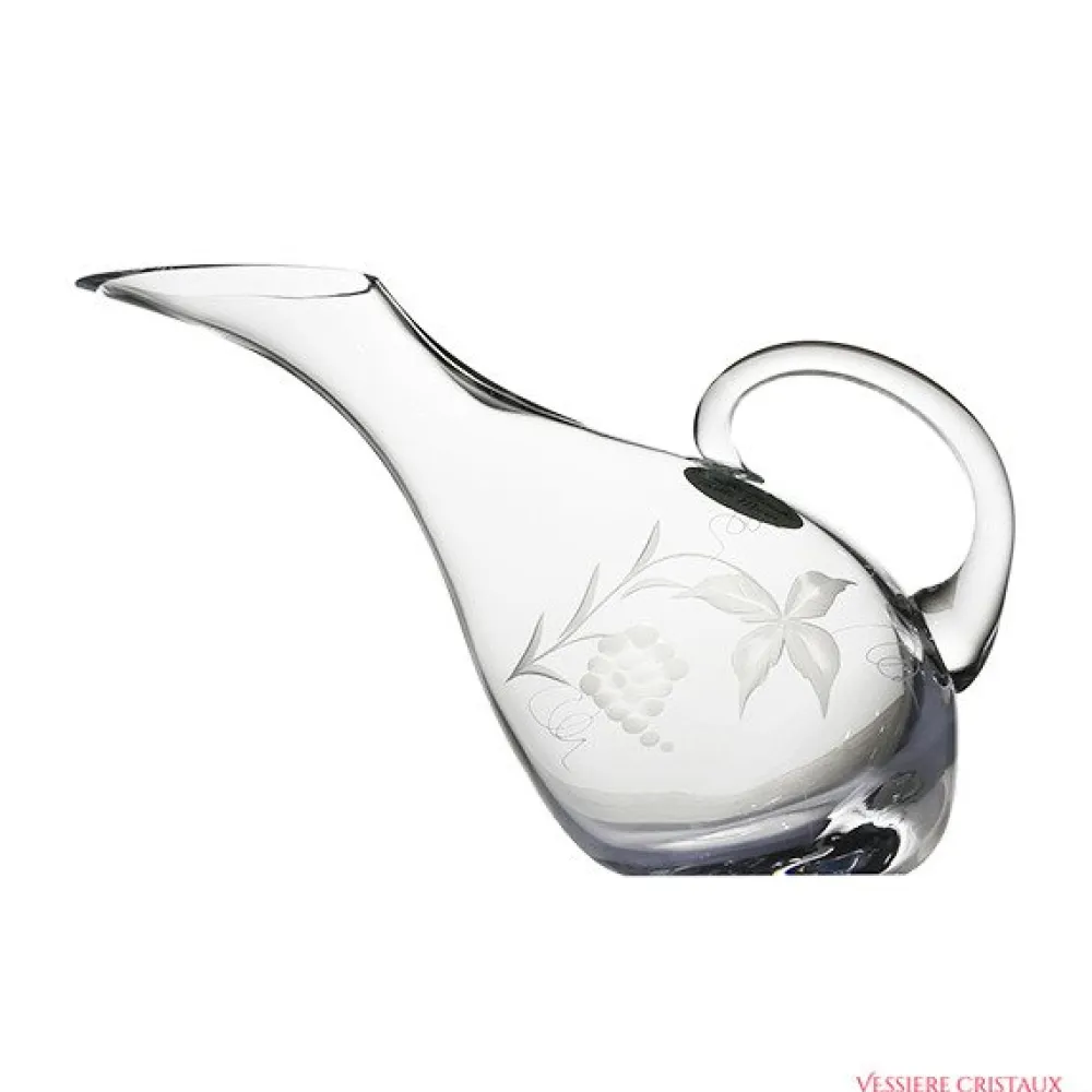 Vessière Cristaux Carafes Cristal Taillé|Art De La Table|Carafe décanter cristal canard taillée
