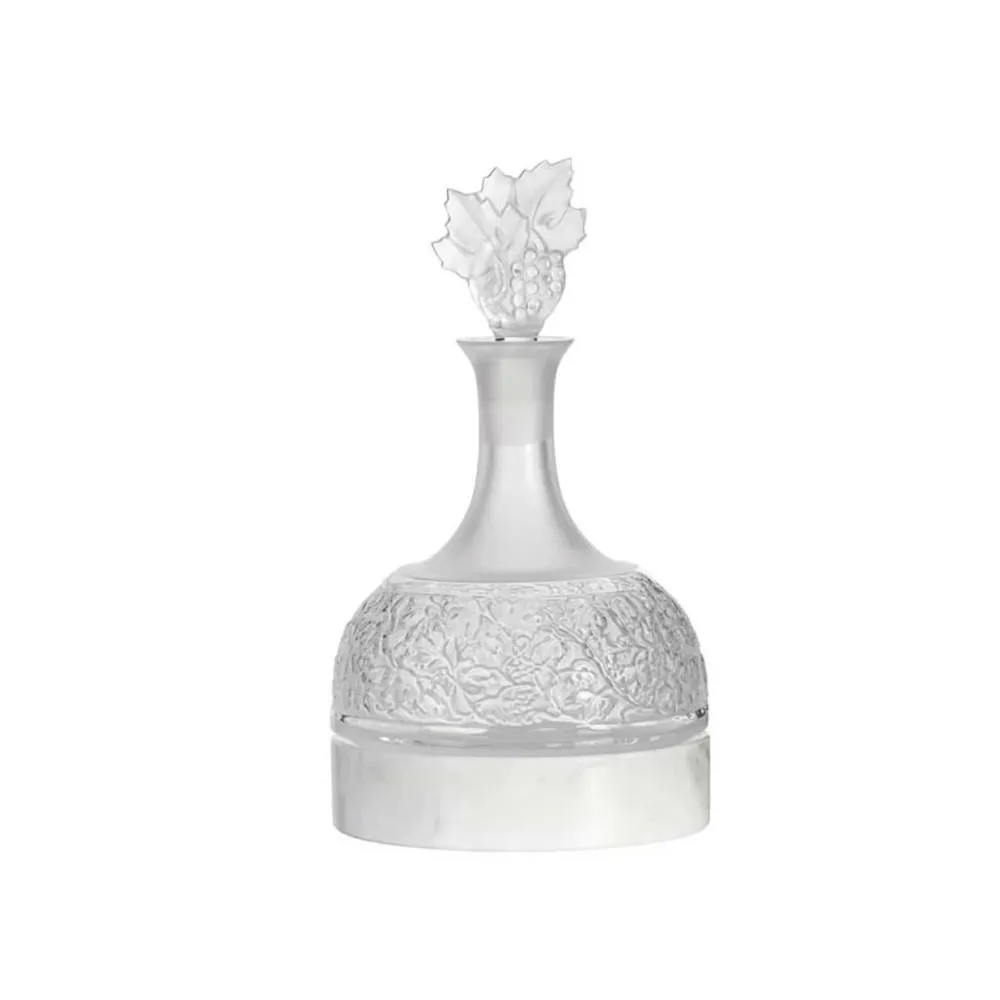 Vessière Cristaux Art De La Table|Carafes Cristal Daum Baccarat Lalique|Carafe versailles lalique + Piédestal Rafraîchisseur
