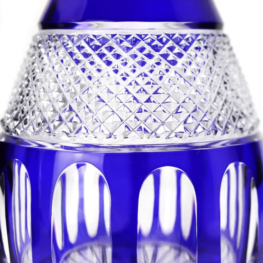 Vessière Cristaux Art De La Table|Carafes Cristal Daum Baccarat Lalique|Carafe vin mireille bleu