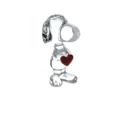 Vessière Cristaux Sculptures Cristal|Décoration|Cartoon snoopy cœur baccarat