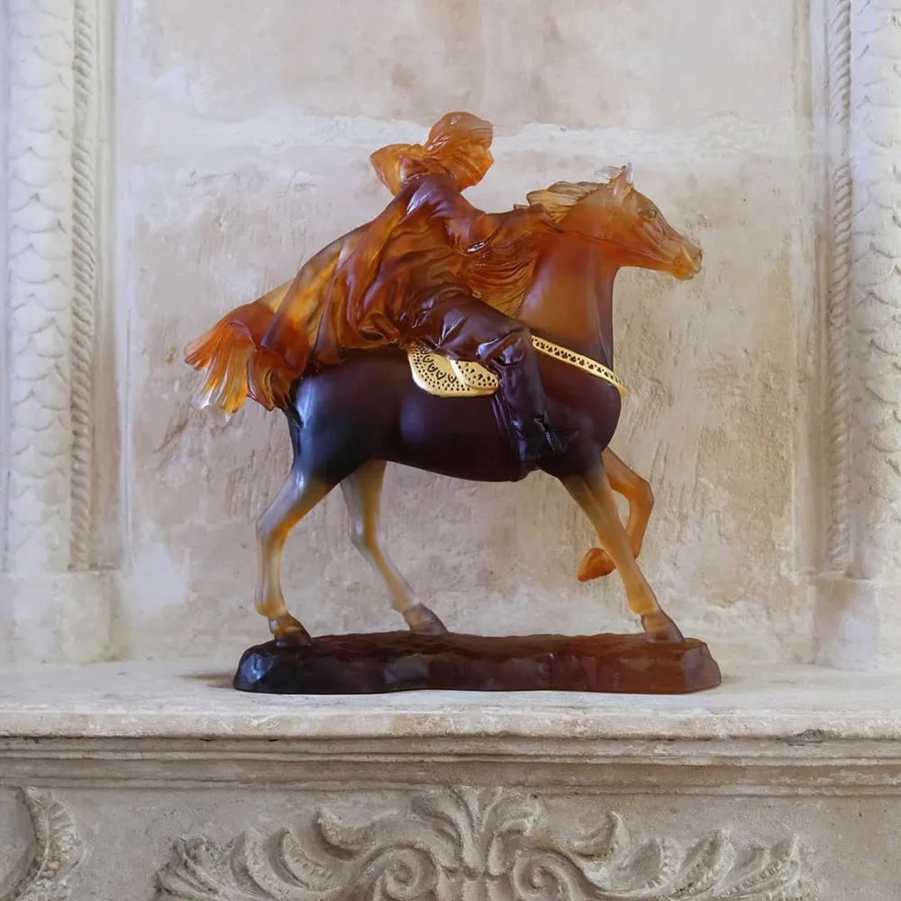 Vessière Cristaux Editions D’Art|Bestiaire|Cavalier des sables Daum