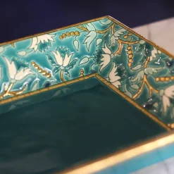 Vessière Cristaux Cendriers|Coupes & Photophores|Cendrier vide-poches Héritage vert Émaux de Longwy