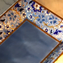 Vessière Cristaux Coupes & Photophores|Cendriers|Cendrier vide-poches Héritage bleu Émaux de Longwy