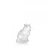 Vessière Cristaux Bestiaire|Animaux Cristal|Chat heggie lalique