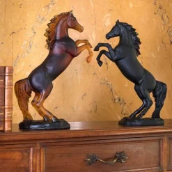 Vessière Cristaux Editions D’Art|Bestiaire|Cheval fougeux ambre daum