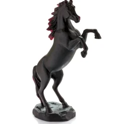 Vessière Cristaux Editions D’Art|Bestiaire|Cheval fougeux noir daum