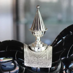Vessière Cristaux Bestiaire|Animaux Cristal|Cheval porteur de feu noir daum