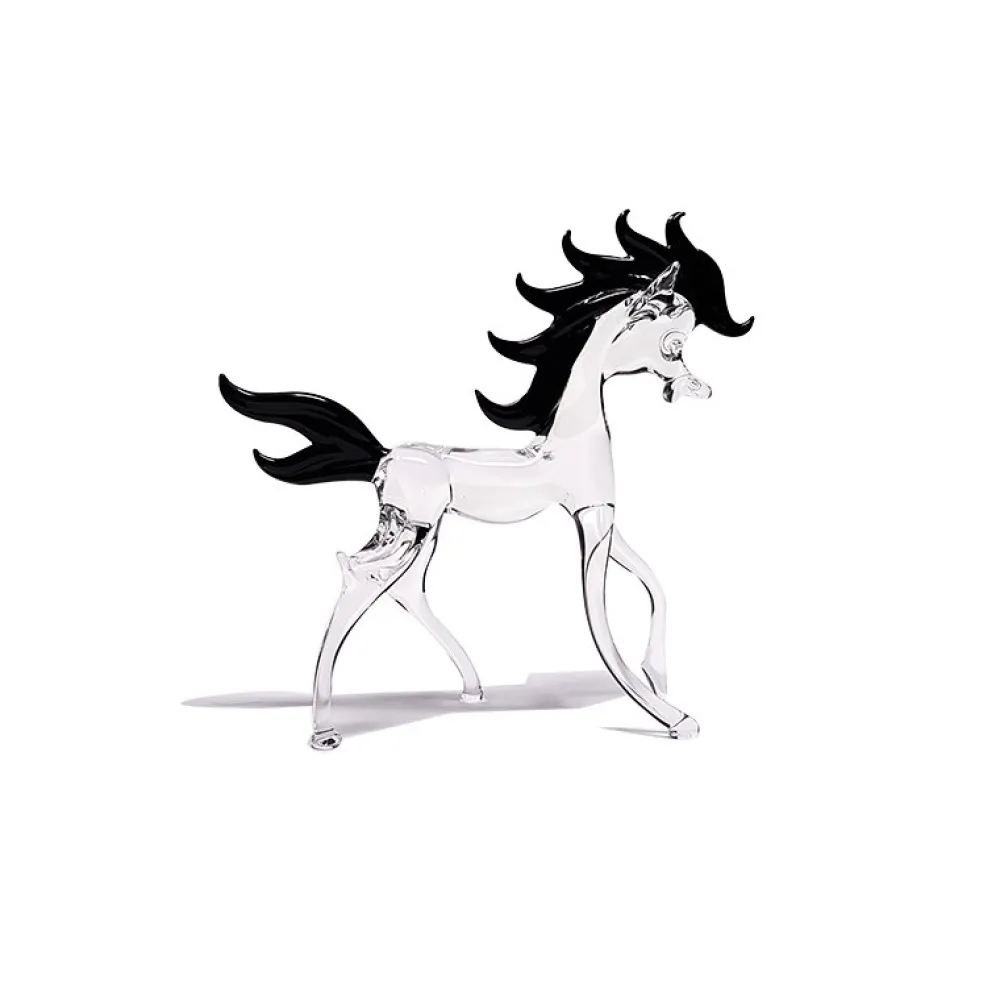 Vessière Cristaux Bestiaire|Animaux Cristal|Cheval verre filé