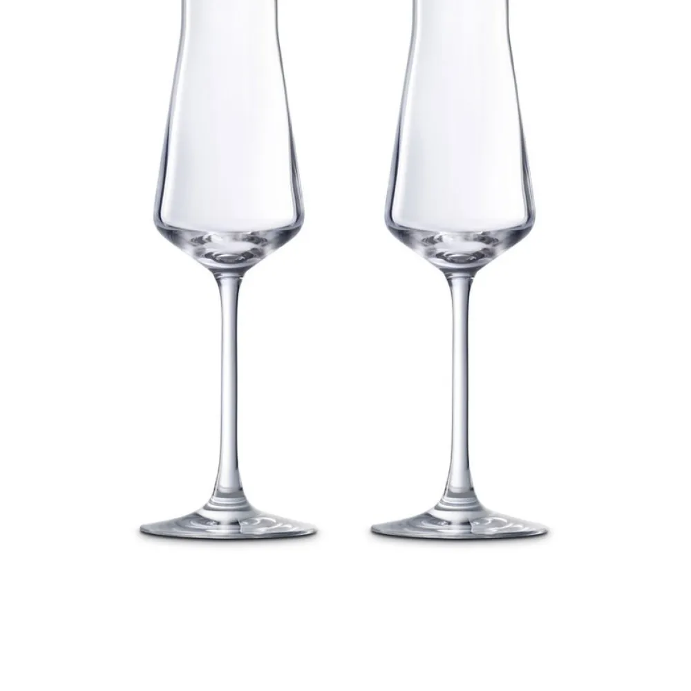 Vessière Cristaux Art De La Table|Flûte Champagne|Château baccarat flûtes x2