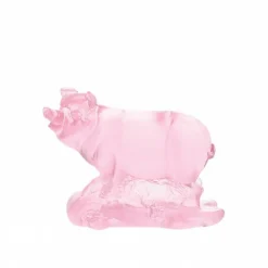 Vessière Cristaux Bestiaire|Animaux Cristal|Cochon rose daum
