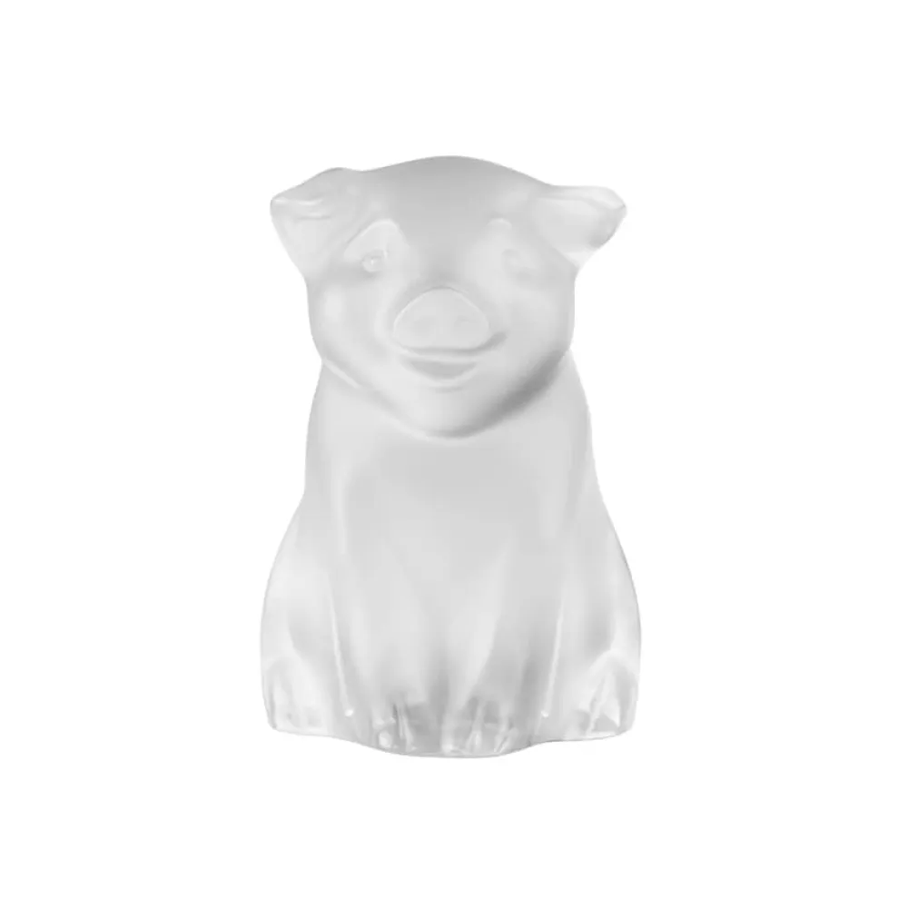 Vessière Cristaux Bestiaire|Animaux Cristal|Cochon zodiaque Lalique