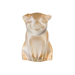 Vessière Cristaux Bestiaire|Animaux Cristal|Cochon zodiaque Lalique