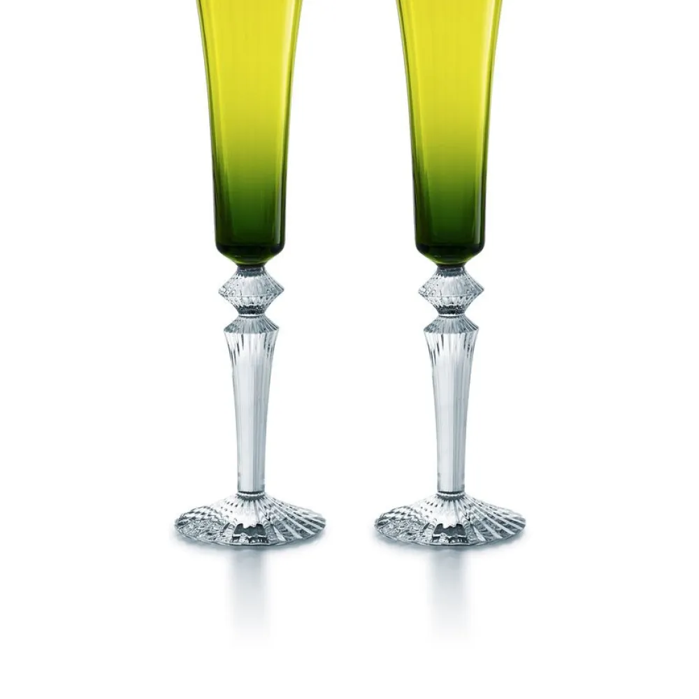 Vessière Cristaux Art De La Table|Verre À Pied|Coffret 2 flutissimo mille nuits baccarat