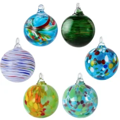 Vessière Cristaux Décoration|Ornements Cristal|Coffret boules « Noël des Merveilles » X6