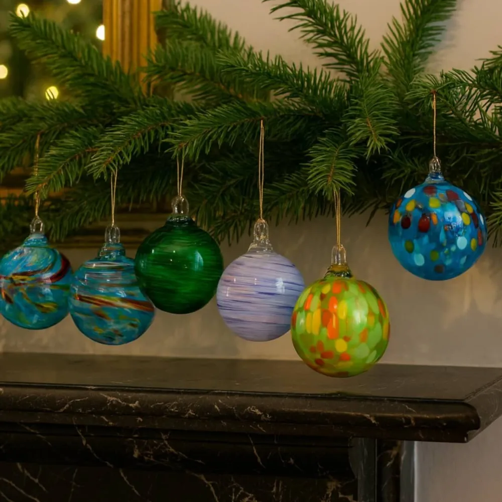 Vessière Cristaux Décoration|Ornements Cristal|Coffret boules « Noël des Merveilles » X6