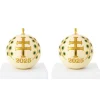 Vessière Cristaux Ornements Cristal|Décorations De Noël|Coffret de 2 Boules de Noël Croix de Lorraine 2025 Vessière X Longwy