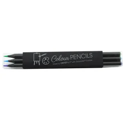 Vessière Cristaux Accessoires Cristal|Coffret de 3 crayons de papier crystalp