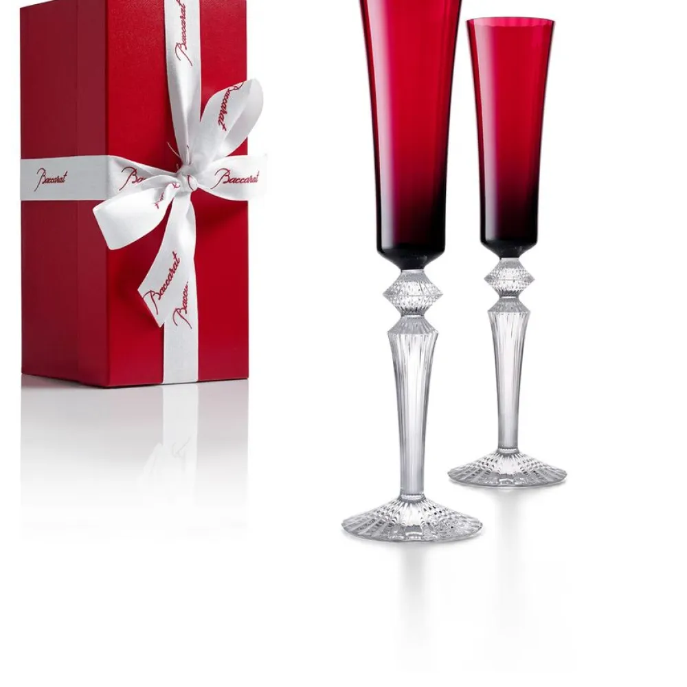 Vessière Cristaux Art De La Table|Verre À Pied|Coffret flutissimo mille nuits x2 baccarat
