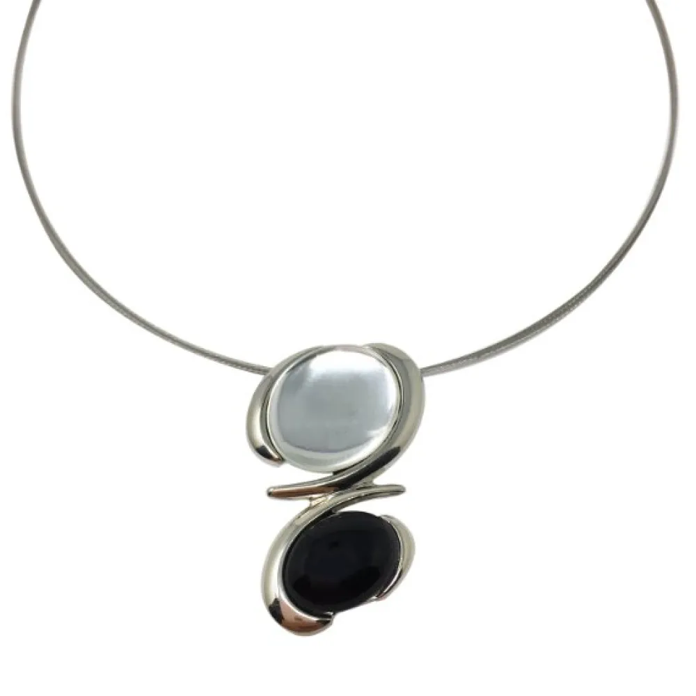 Vessière Cristaux Pendentifs Cristal|Pendentifs|Collier clair noir belissia
