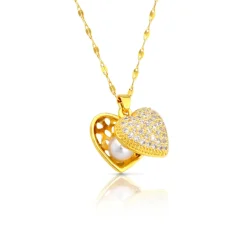 Vessière Cristaux Pendentifs Cristal|Pendentifs|Collier cœur mon trésor