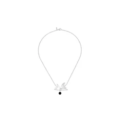 Vessière Cristaux Colliers Cristal|Colliers|Collier duo hirondelles lalique
