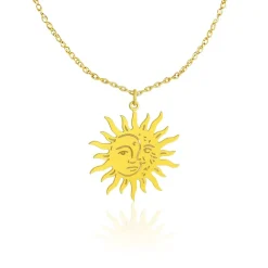 Vessière Cristaux Pendentifs Cristal|Pendentifs|Collier Hélios dieu grec du soleil