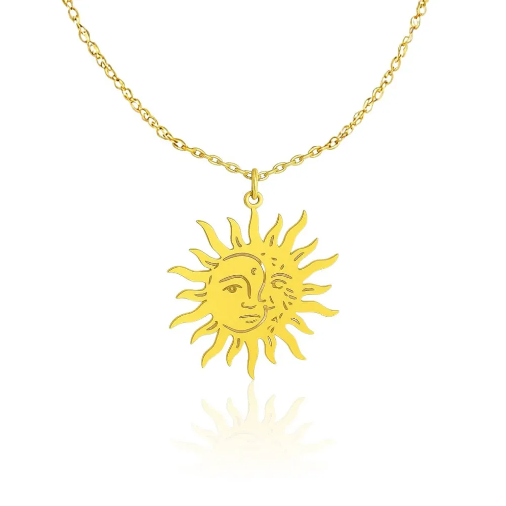 Vessière Cristaux Pendentifs Cristal|Pendentifs|Collier Hélios dieu grec du soleil