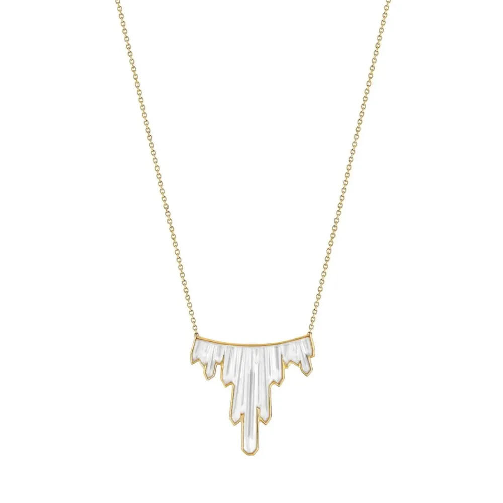 Vessière Cristaux Colliers Cristal|Colliers|Collier Terramineral 3 cristaux Lalique