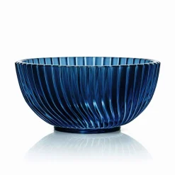 Vessière Cristaux Coupes, Coupelles Et Photophores|Coupes Cristal|Coupe à fruit cristal Amazone bleu