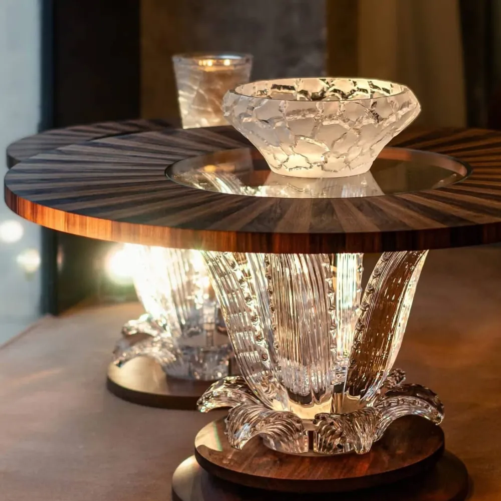 Vessière Cristaux Coupes, Coupelles Et Photophores|Coupes Cristal|Coupe Caldera Lalique