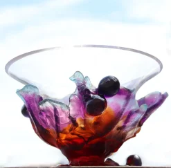 Vessière Cristaux Coupes Cristal|Coupe figues daum