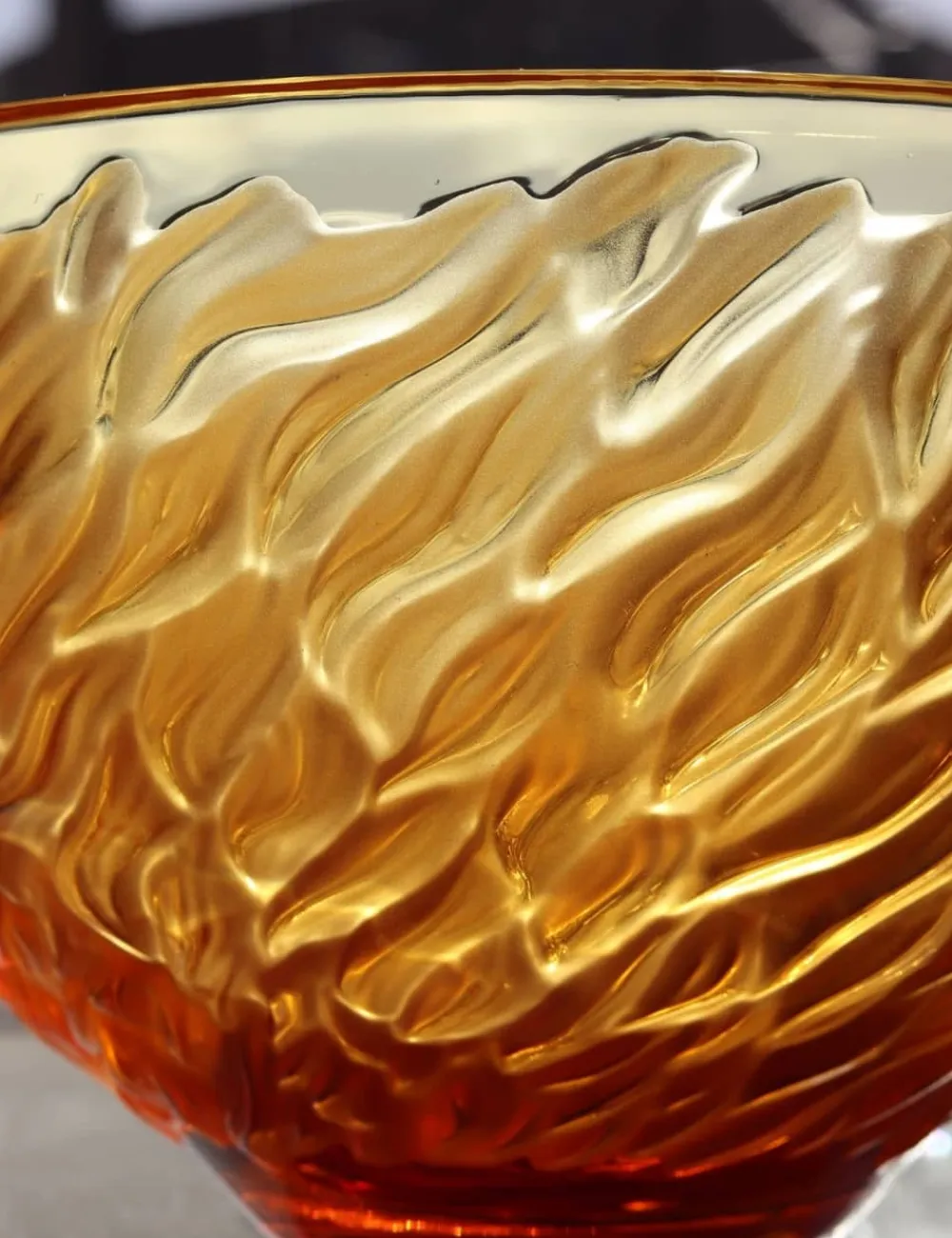 Vessière Cristaux Coupes, Coupelles Et Photophores|Coupes Cristal|Coupe fourrure Lalique