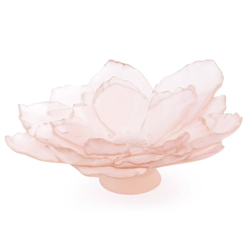 Vessière Cristaux Coupes Cristal|Coupe grand modèle camelia daum