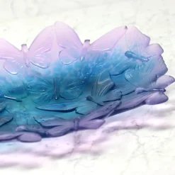 Vessière Cristaux Coupes Cristal|Coupe papillon daum
