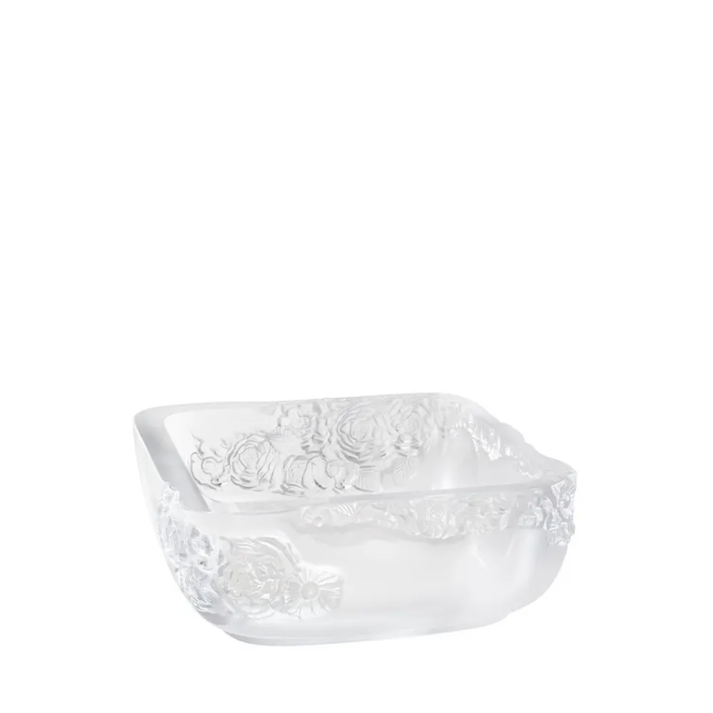 Vessière Cristaux Coupes, Coupelles Et Photophores|Coupes Cristal|Coupe pivoines lalique