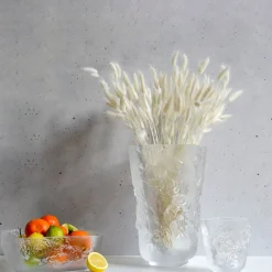 Vessière Cristaux Coupes, Coupelles Et Photophores|Coupes Cristal|Coupe pivoines lalique