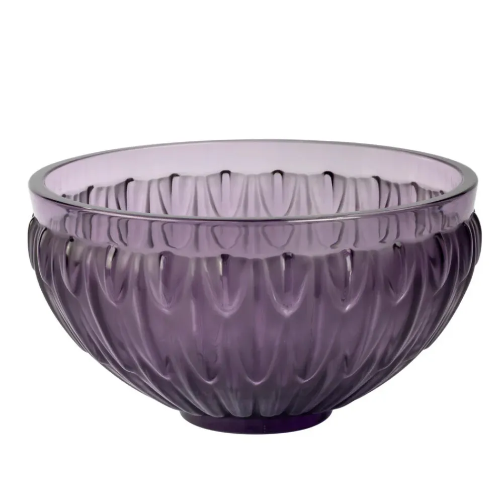 Vessière Cristaux Coupes, Coupelles Et Photophores|Coupes Cristal|Coupe plumes Lalique