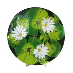 Vessière Cristaux Coupes Cristal|Coupes, Coupelles Et Photophores|Coupe XXL en verre Silvia Thermo Nénuphars
