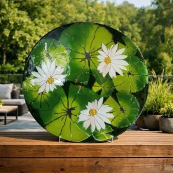 Vessière Cristaux Coupes Cristal|Coupes, Coupelles Et Photophores|Coupe XXL en verre Silvia Thermo Nénuphars